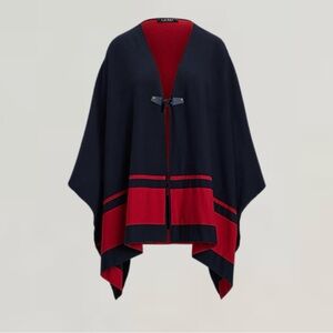 RALPH LAUREN
Intarsia-Knit Two-Tone Poncho
Lauren Petite, PXS/S